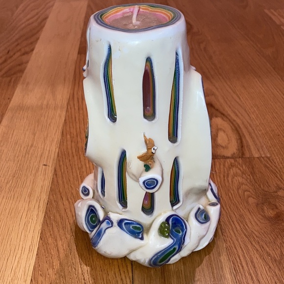 Handmade Multilayer Rainbow Decorative Candle Gnome Teddy Bear Owl Butterfly - Picture 4 of 6